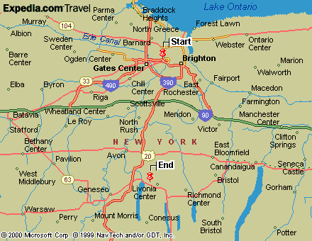 Rochester-Livonia Map